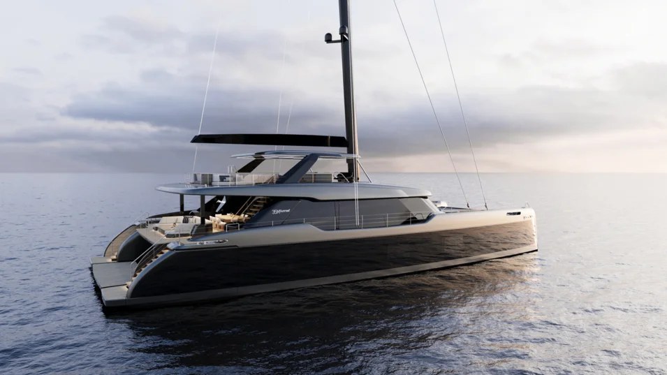 Thanks to the 14.7-metre beam, the Sunreef 35M Eco can offer generous living spaces