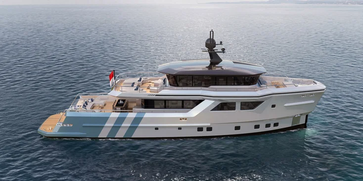 30-metre XPD95 explorer yacht by Italian Antonini Navi