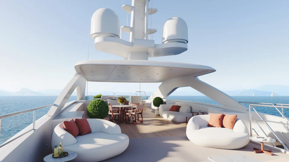 Сандек на Heesen Project Frida