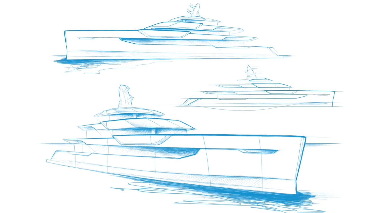 The Above and Beyond explorer yachts were developed by Turquoise Yachts in collaboration with Bannenberg & Rowell studio