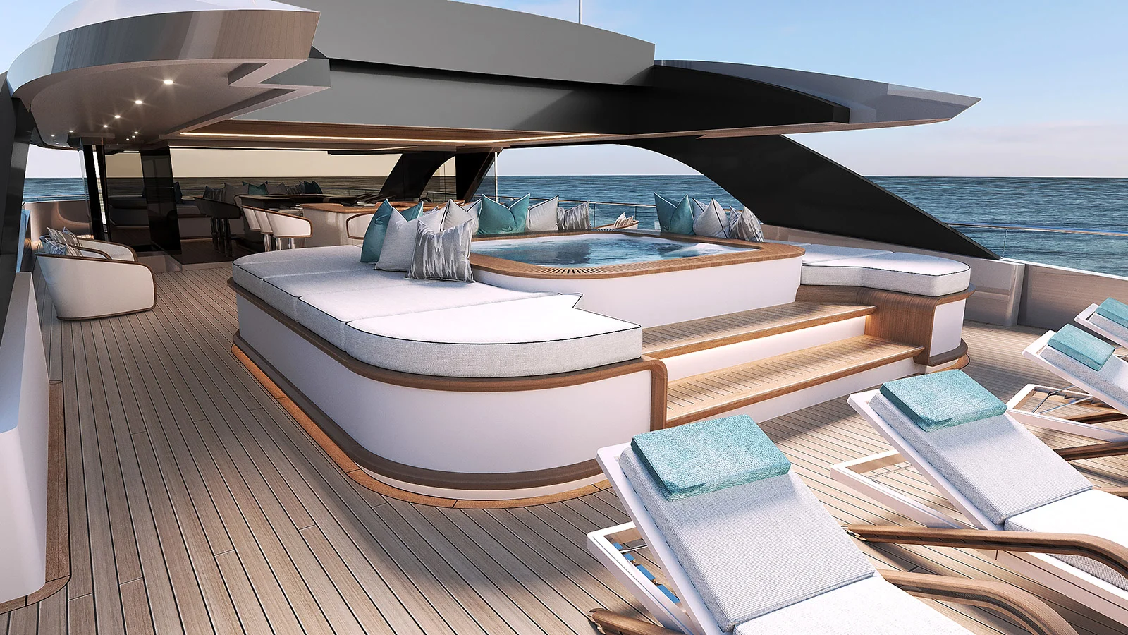 Majesty 180's sundeck