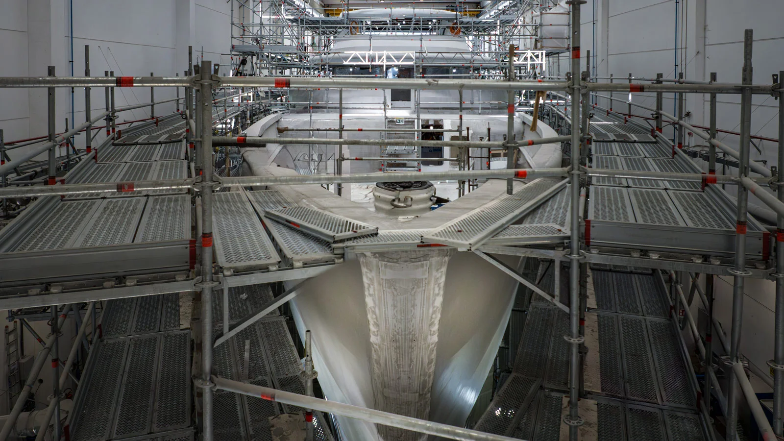 Construction is in progress on the 70-metre CRN Project Thunderball
