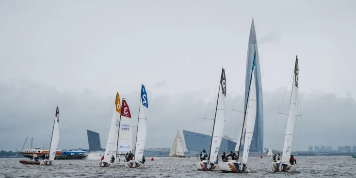  First stage of J/70 Summer Cup regatta in Saint Petersburg