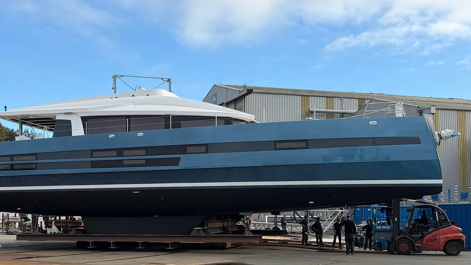 Launch of the JFA Long Island 87 catamaran