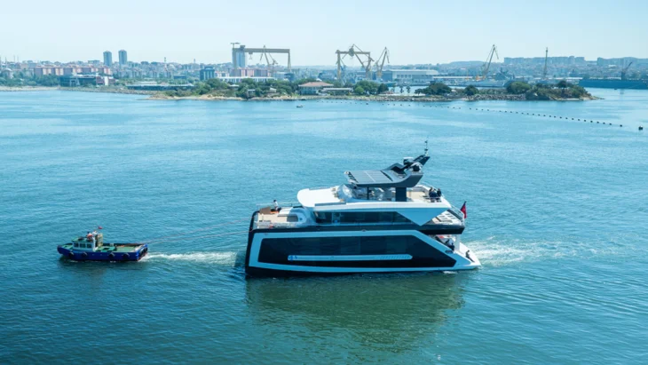 The Procat 85 is the first vessel in the yard's range of aluminium catamarans