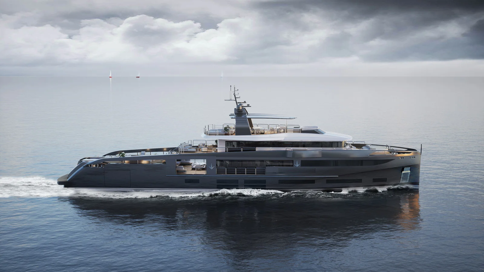 Antonini Navi SUY designe is owed to Fulvio De Simoni Yacht Design