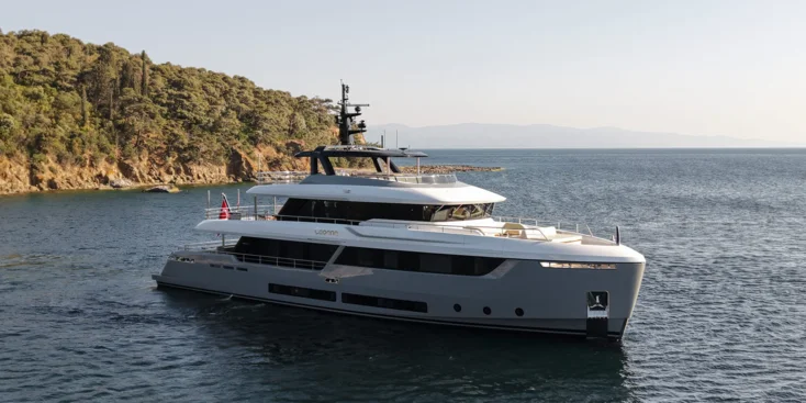 The Atlante Classic 35 named Cabana is a modern interpretation of a displacement explorer yacht