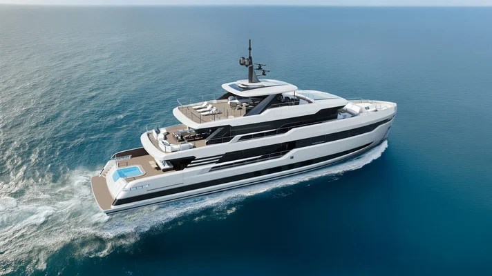 Кастомная 40-метровая суперъяхта от итальянской верфи Cantieri di Pisa будет готова в 2027 году