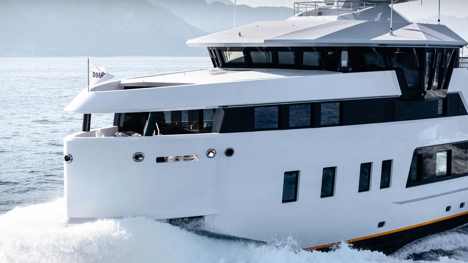 There is a sheltered terrace on board the Xplorer 60 After You forward