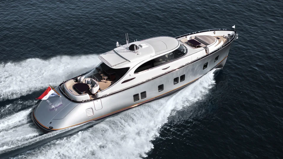 The Zeelander 8 boasts a top speed of 40 knots with more powerful optional engines