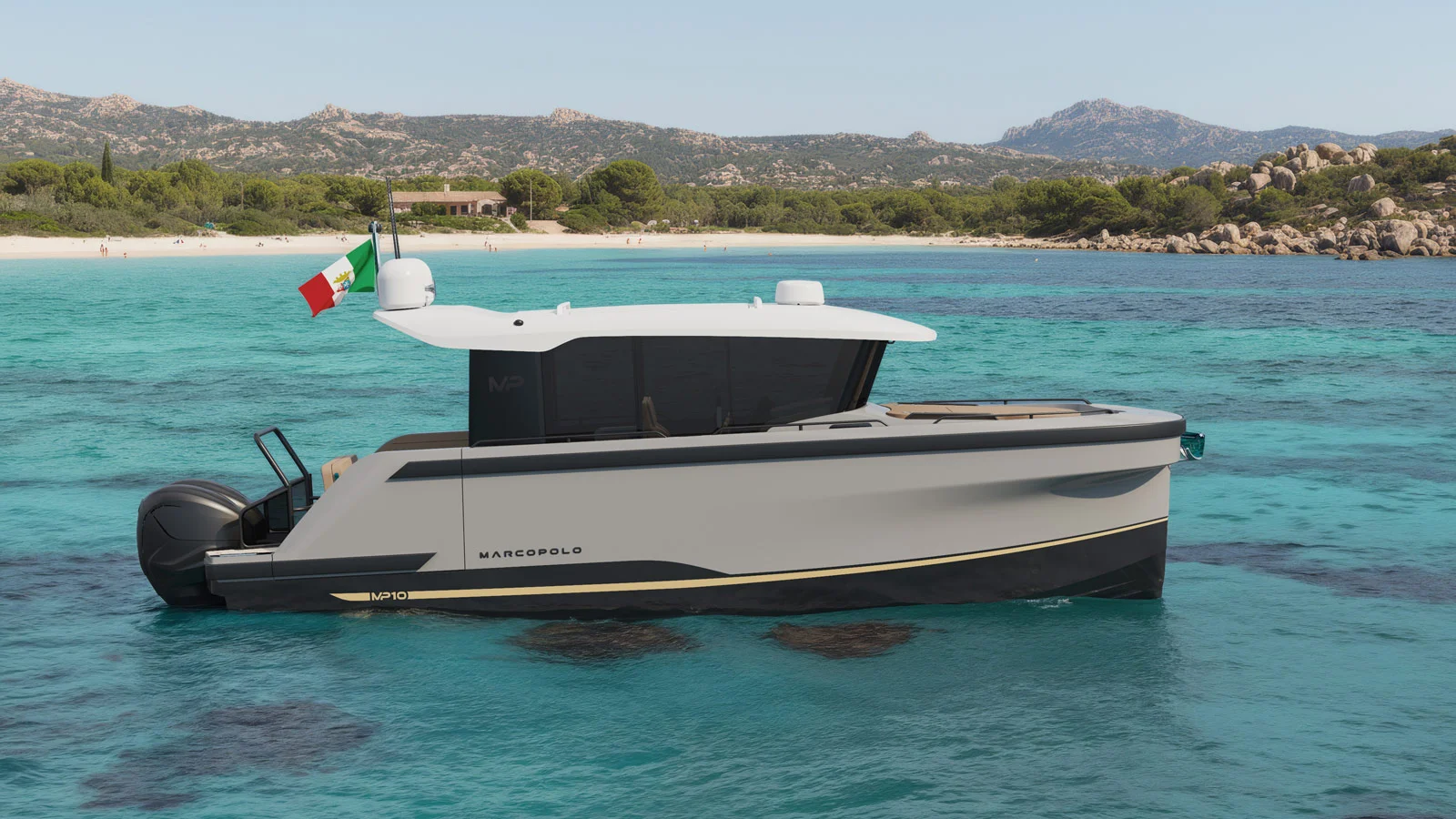 The MP10 is a 9.96-metre model by Marcopolo Adventure Yachts