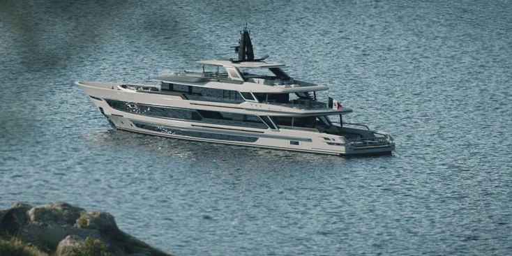 The Baglietto T54's exterior design is owed to Francesco Paszkowski Design