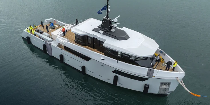 Project Fox features a steel hull and an aluminium superstructure