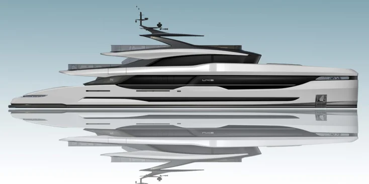 Isa Yachts (part of Palumbo Group) has signed the contract for the construction of the first 44-metre superyacht in Unica 45M Steel range