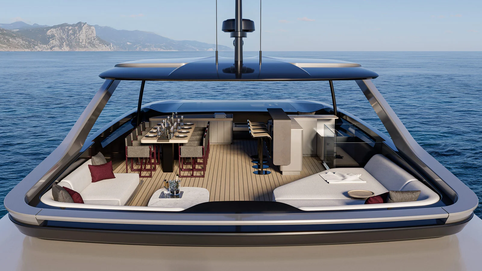 The Extra X110 Fast's fly deck has an area of almost 50 sq.m