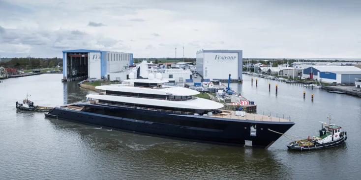 Project 1012 is the first Feadship superyacht fully compliant with Hybrid Electric Class