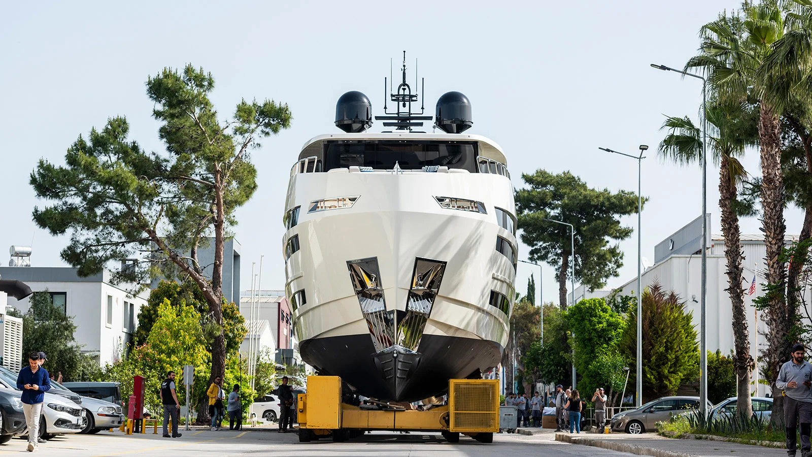 The first Lazzara UHV 100 unit getting ready for launch