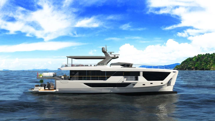 Turkish Numarine will present its first 30.75-metre 30XP model with a diesel-electric propulsion at the Cannes Yachting Festival 2024