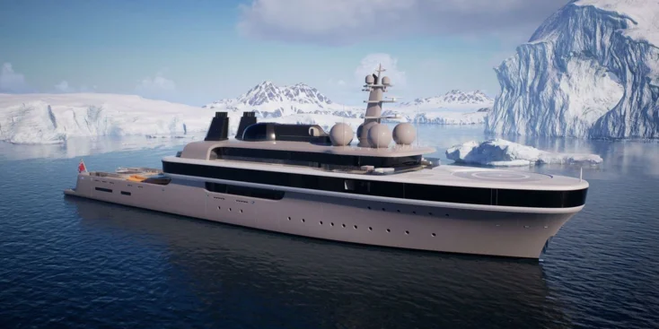 Project Cosmos is the first methanol-powered Lürssen superyacht