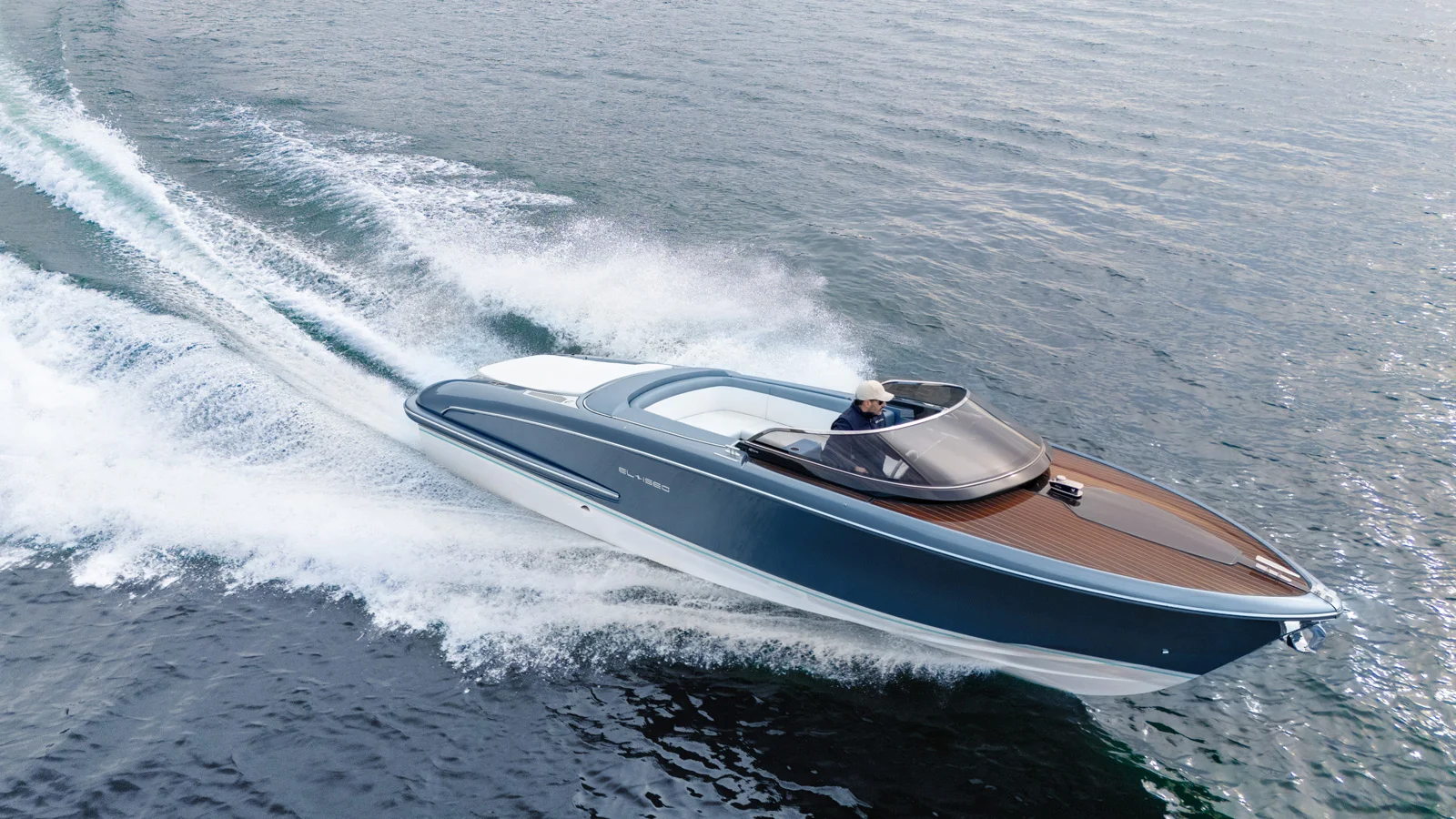 The self-limited top speed of the El-Iseo is 40 knots