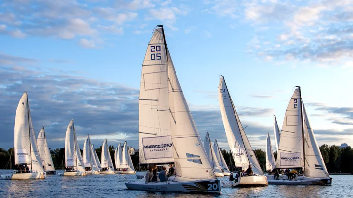 End of 13th PROyachting sailing season at Royal Yacht Club in Moscow