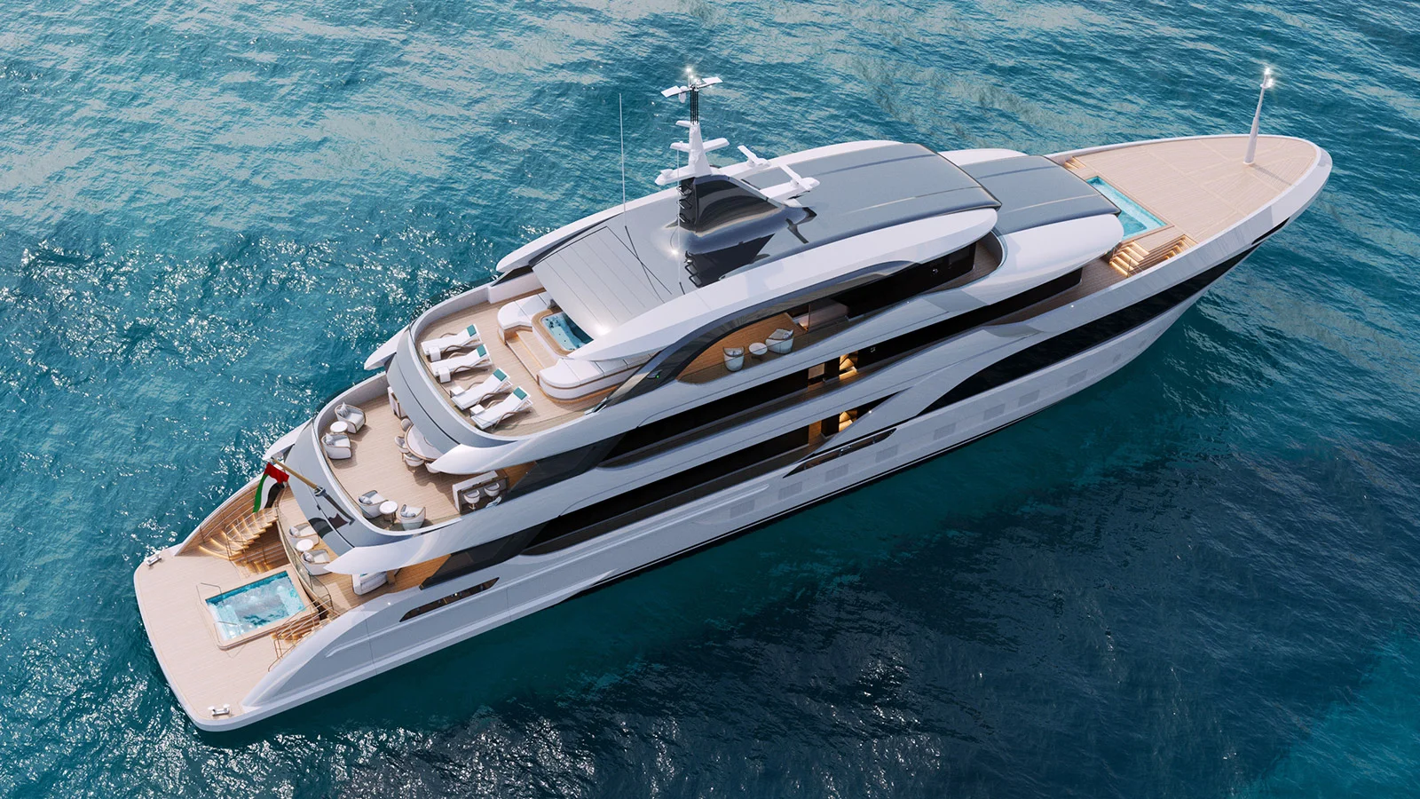 Gulf Craft has unveiled the 54-metre flagship Majesty 180 superyacht