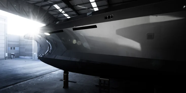 Alia Yachts Atlantide отличается необычным экстерьером от студии Vitruvius Yacht Design