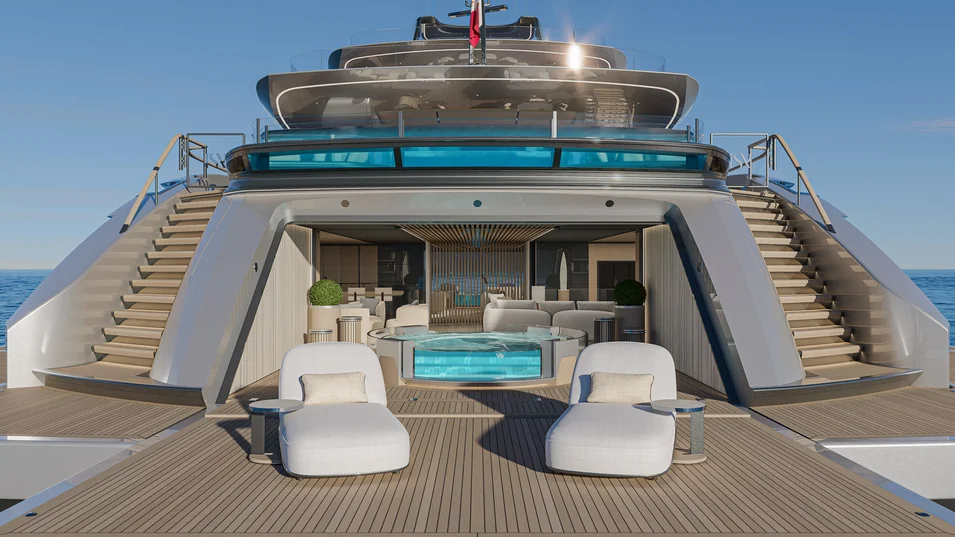 ISA Poseidon 86's beach club