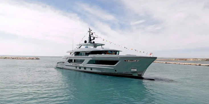 CdM RJ155 flagship expedition yacht christened RJ
