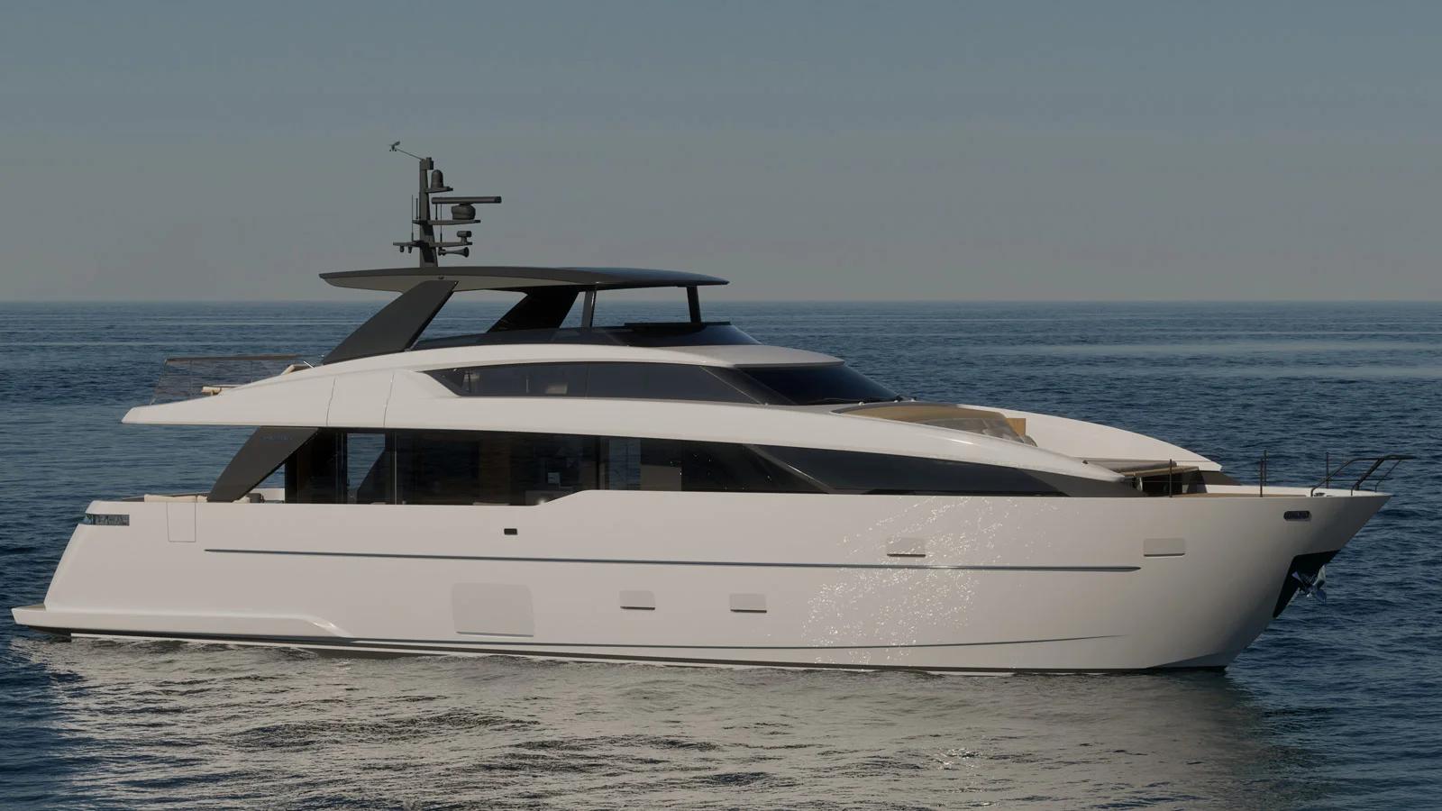 Дизайн Sanlorenzo SL80A был полностью доверен студии Zuccon International Project