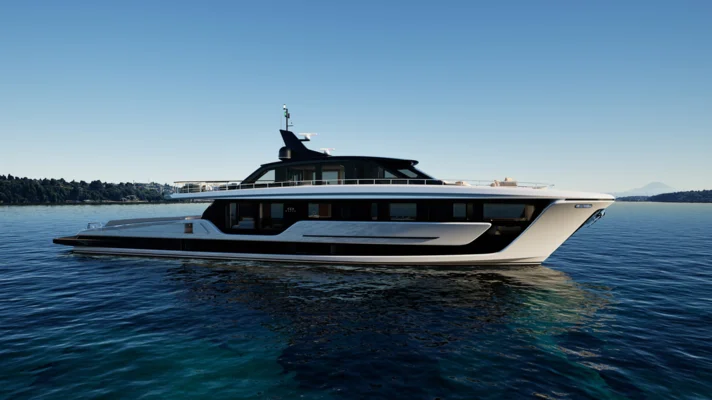 38-метровый концепт Longtail – совместное детище верфи Delta Marine и студии Roberto Curtó Design