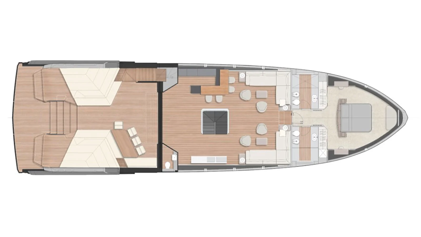 Main deck: optional layout 2