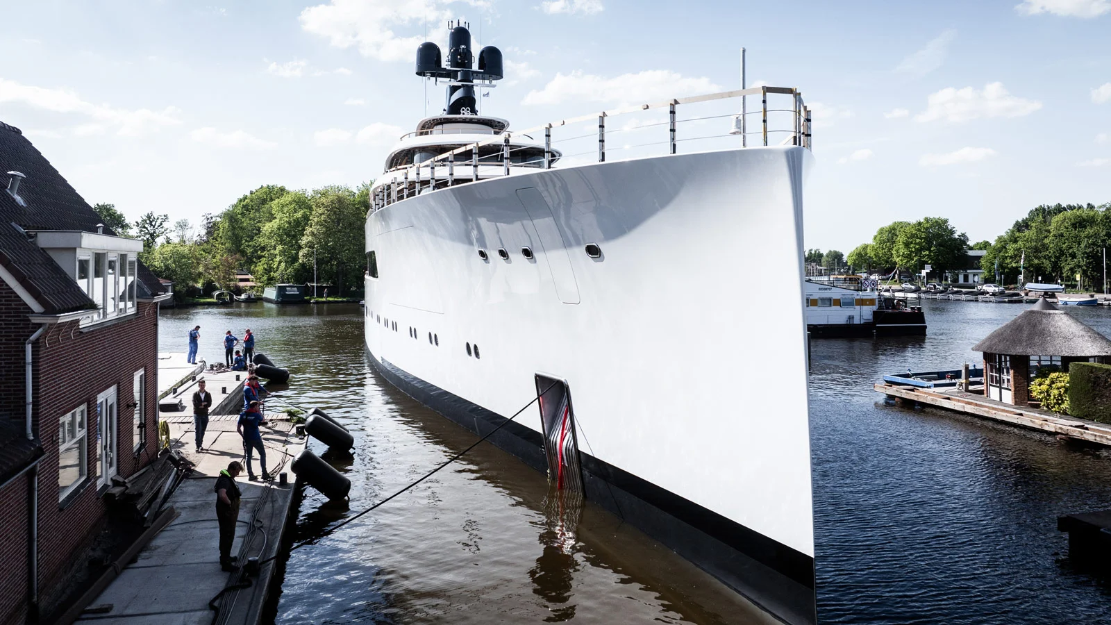 The Project 824 is the second largest Feadship superyacht built at the Kaag facility