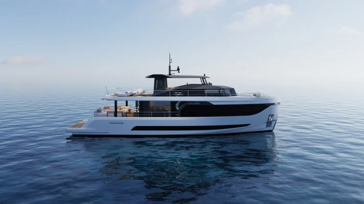 The Arcadia A80 is the first model by the shipyard to feature a Raised Pilot House