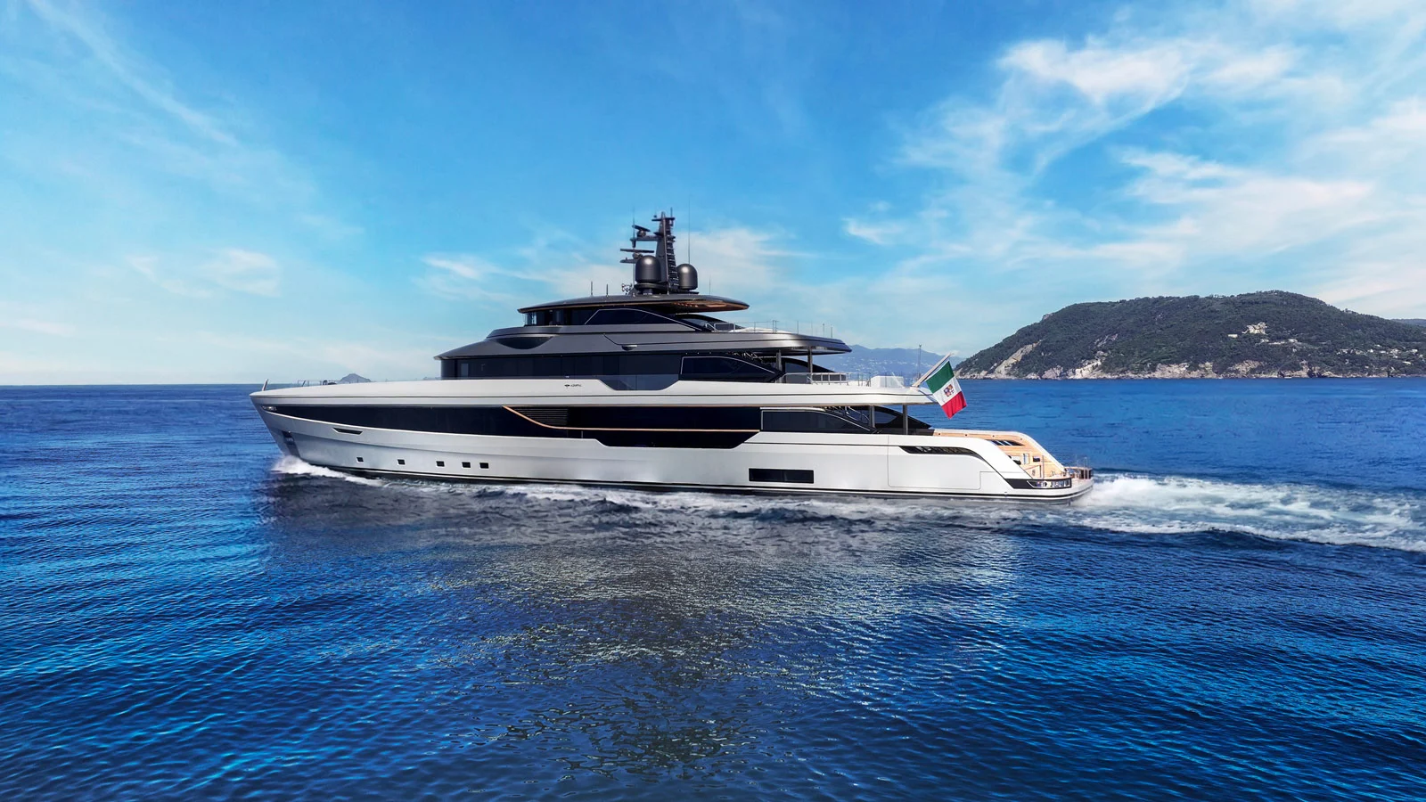 Like the entire Admiral Panorama 50 line, the Spribe features a steel hull and aluminium superstructure