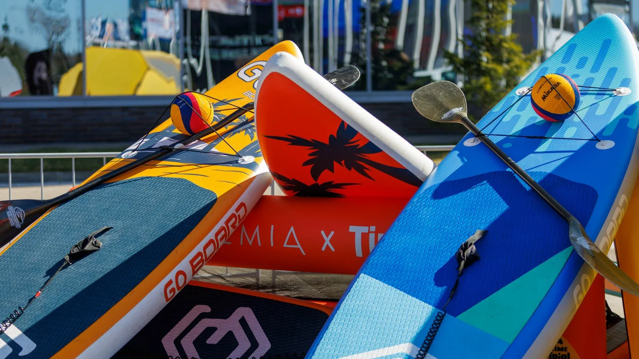 Помимо яхт и катеров на выставке будет представлено и оборудование для водного спорта