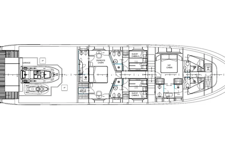 Lower deck