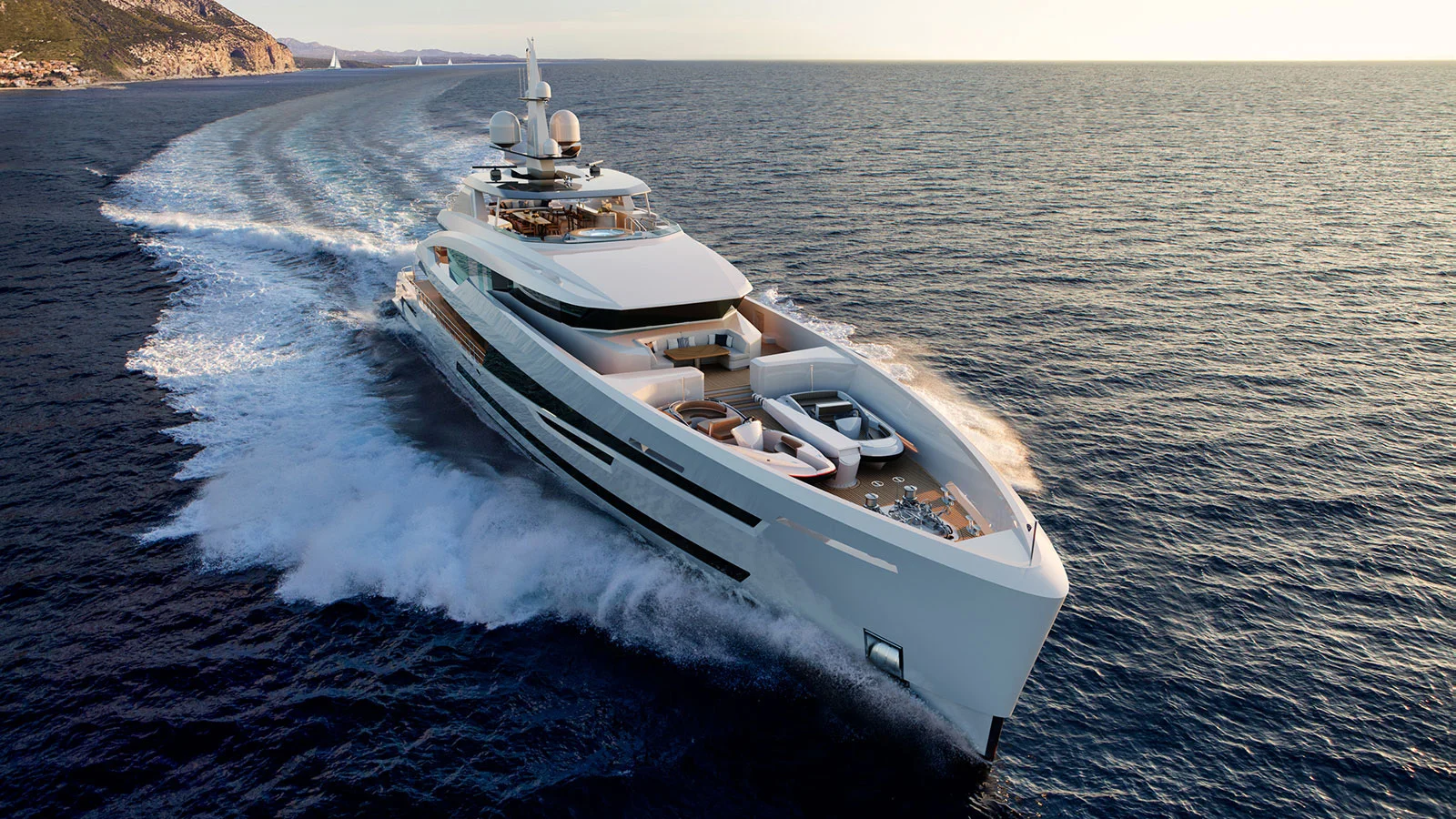 Project Akira project is the first superyacht of the 57m Aluminum FDHF series