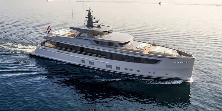 Mulder 122 получит алюминиевый корпус Fast Displacement Hull Form от Van Oossanen Naval Architects