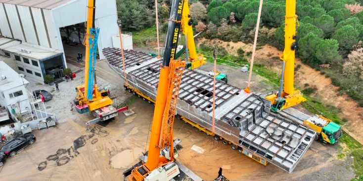 The GX Superyachts superyacht is in build at Turkish SES Yachts' facility