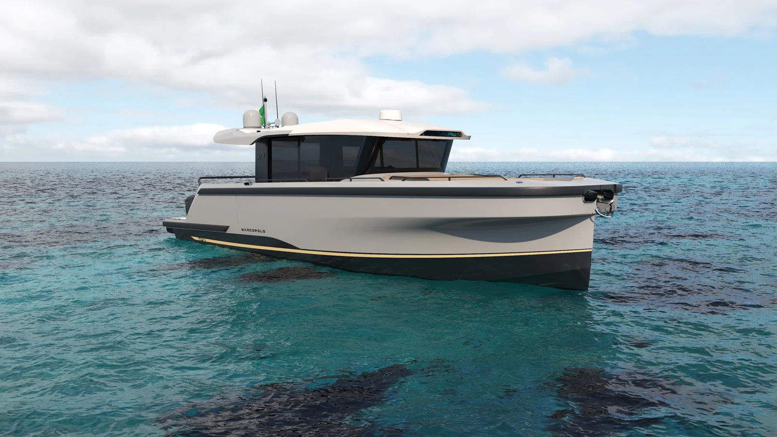 The yard positions the MP12 as an all-weather cruiser