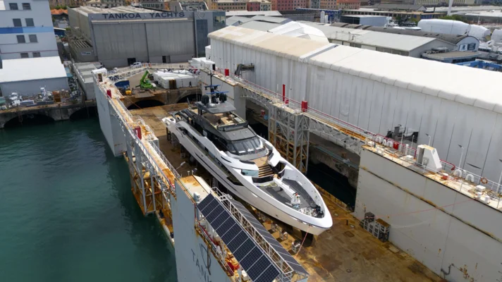 The Loewe superyacht is the second unit in T55 Sportiva series