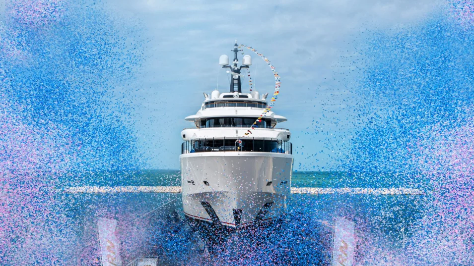 N Joy superyacht launch