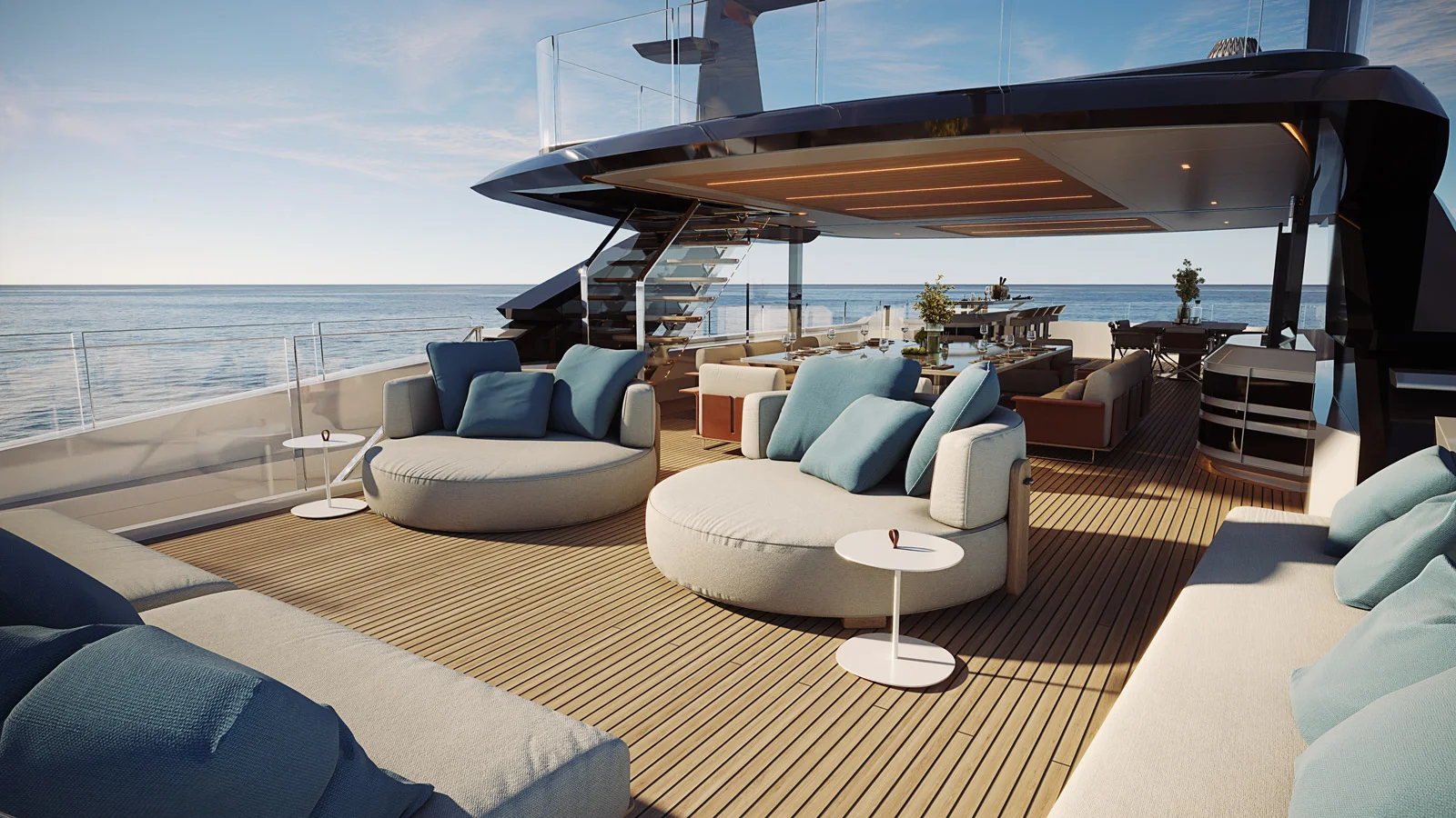 Maiora M|53's sundeck