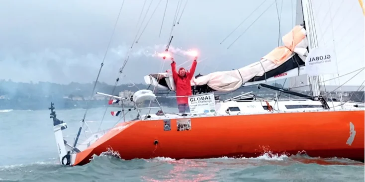 Philippe Delamare has won the Global Solo Challenge solo round-the-world pursuit race