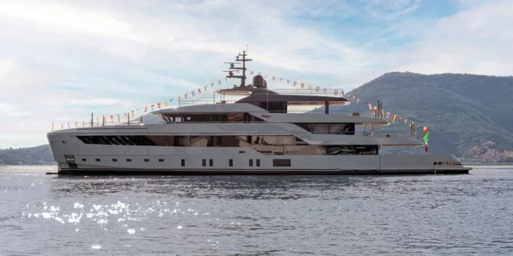 Launch of the second 50Steel unit by Italian Sanlorenzo