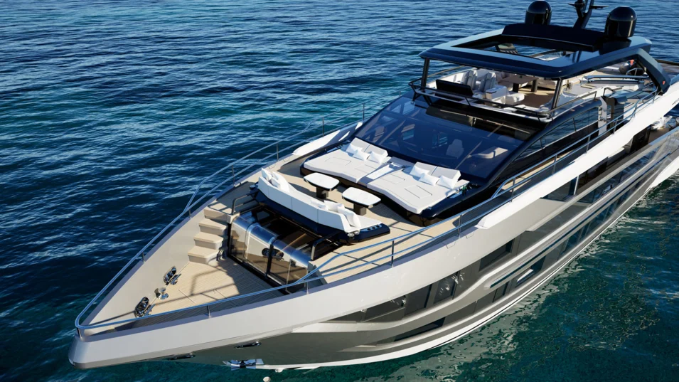 На фордеке Pearl 100 Hybrid обустроена уютная зона отдыха