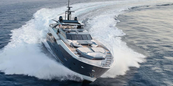 The Sunseeker 120 Yacht can accommodate up to 10 guests