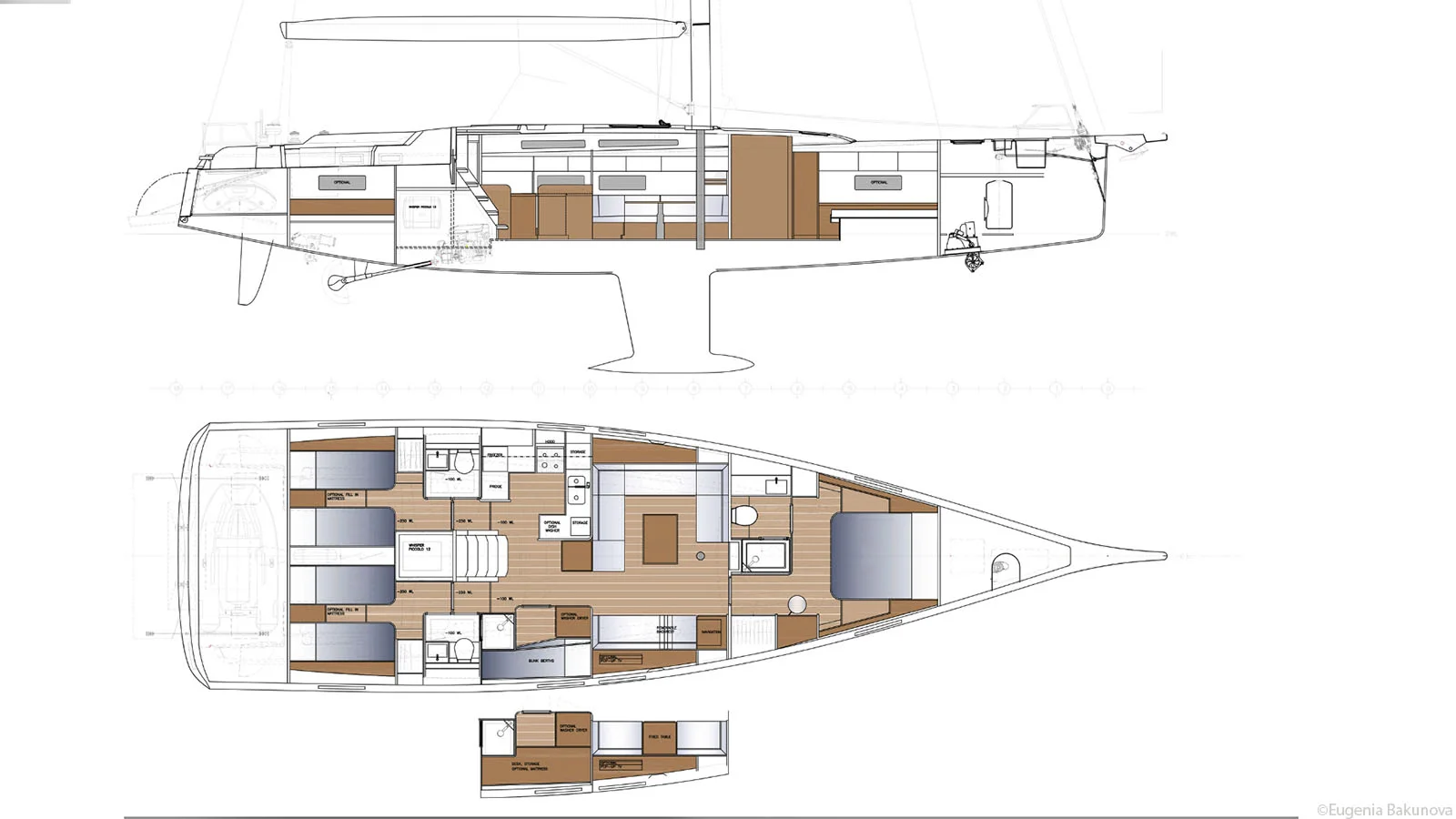 4 cabins