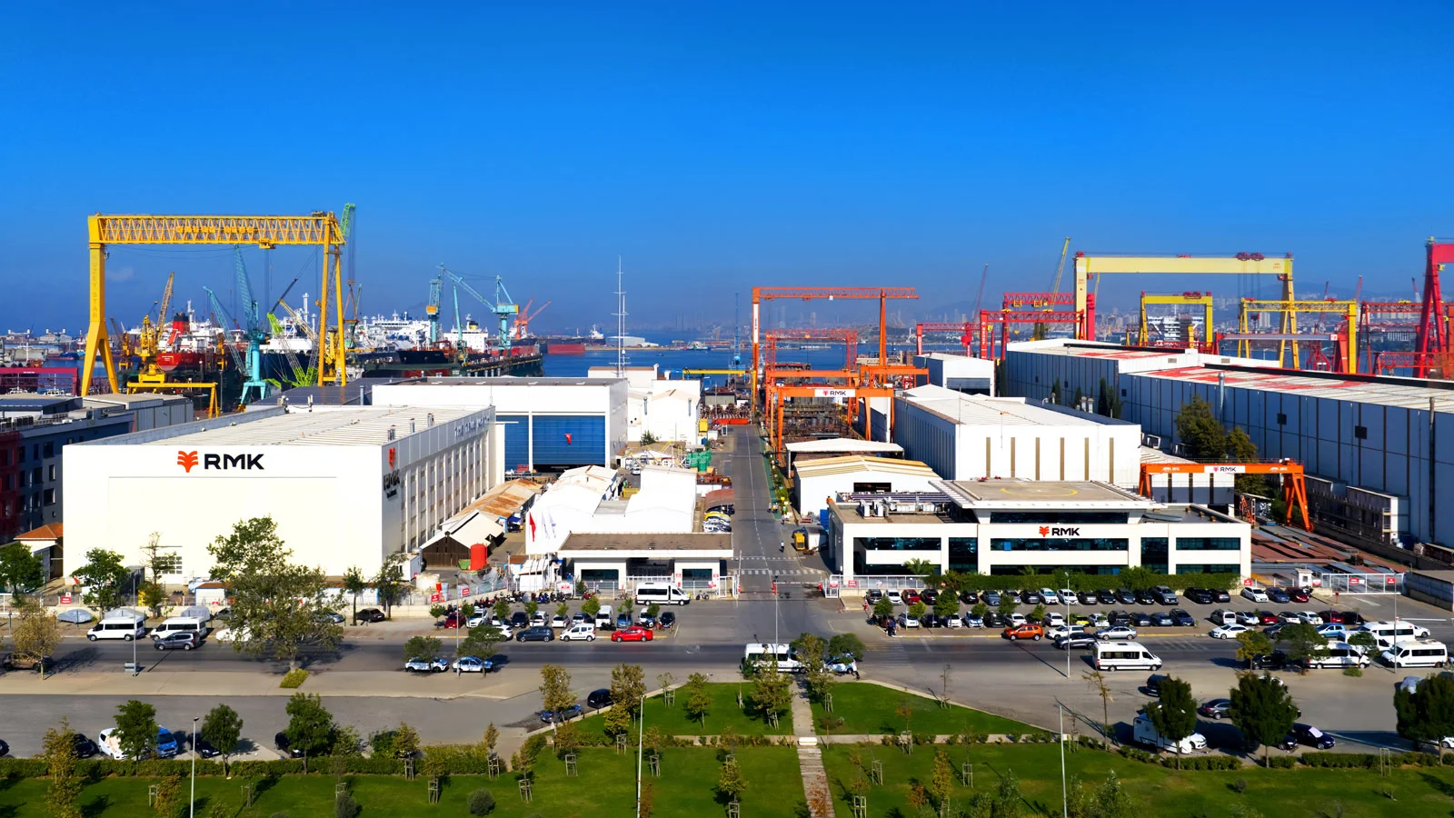 Производственная площадка верфи RMK Yachts в Тузле, Турция